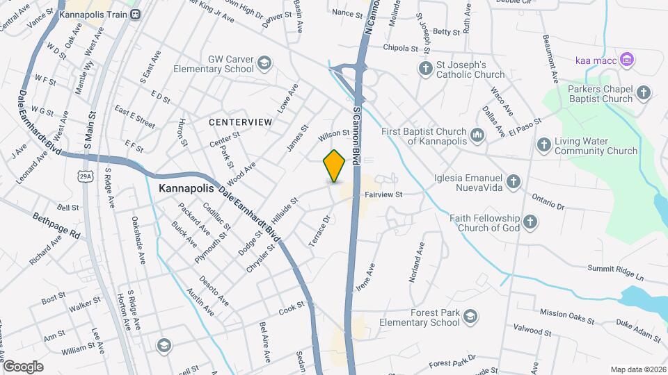 762 Hillside St Map and Location Details