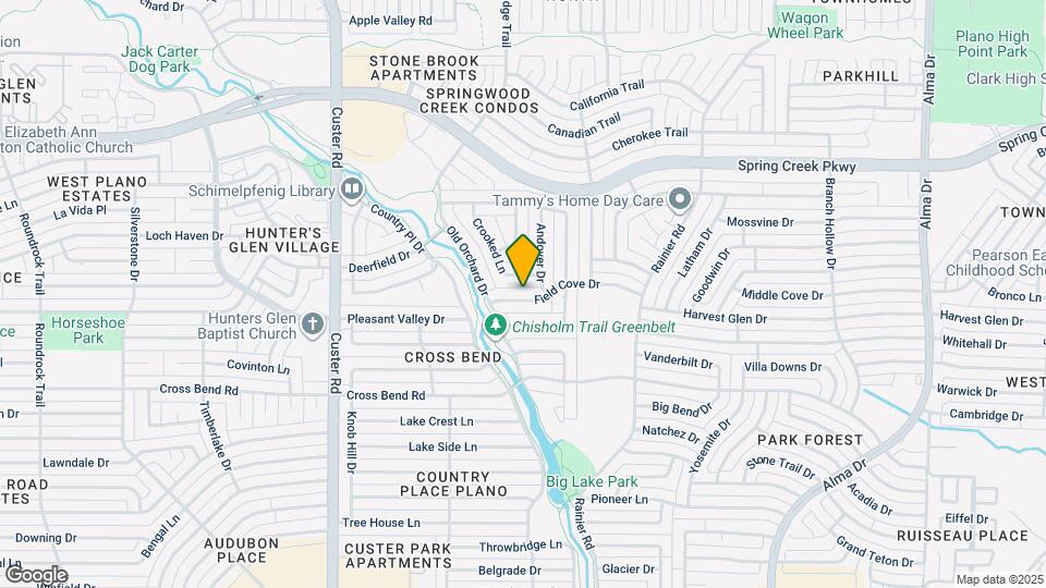 1809 Field Cove Dr Map and Location Details
