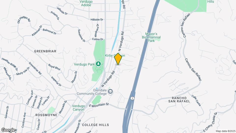 1801-1809 Verdugo Loma Dr Map and Location Details