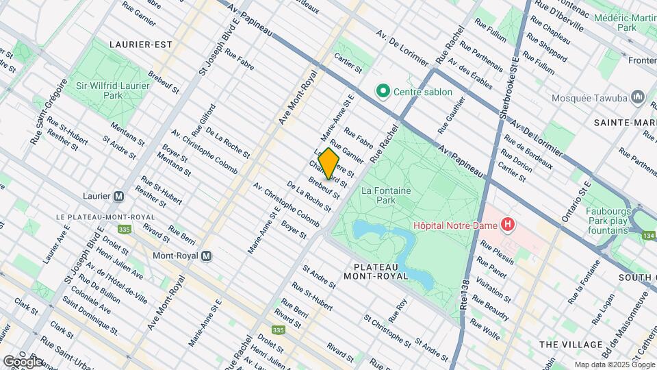 4257 De Brébeuf Rue Map and Location Details