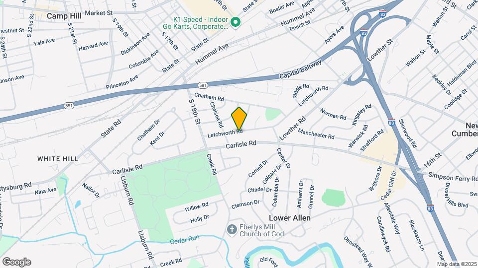 1603 Letchworth Rd Mapa y Detalles de la Ubicación