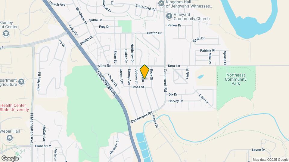 2012 Hayes Dr Map and Location Details