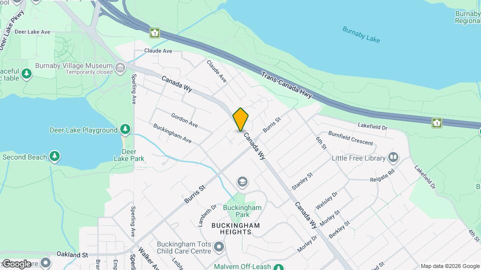 5813 Canada Way Map and Location Details