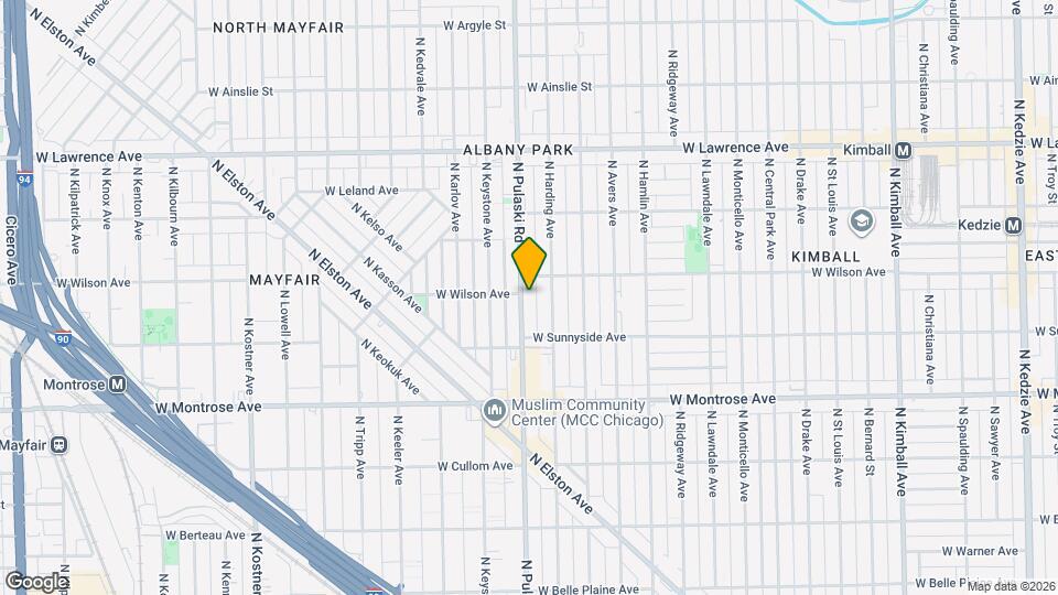 4551 N Pulaski Rd Map and Location Details