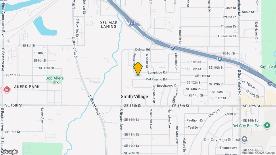 3101 Del Rancho Rd Map and Location Details