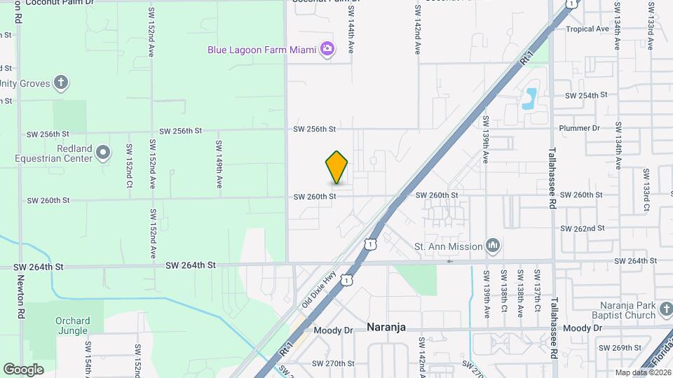 14474 SW 259th St Map and Location Details