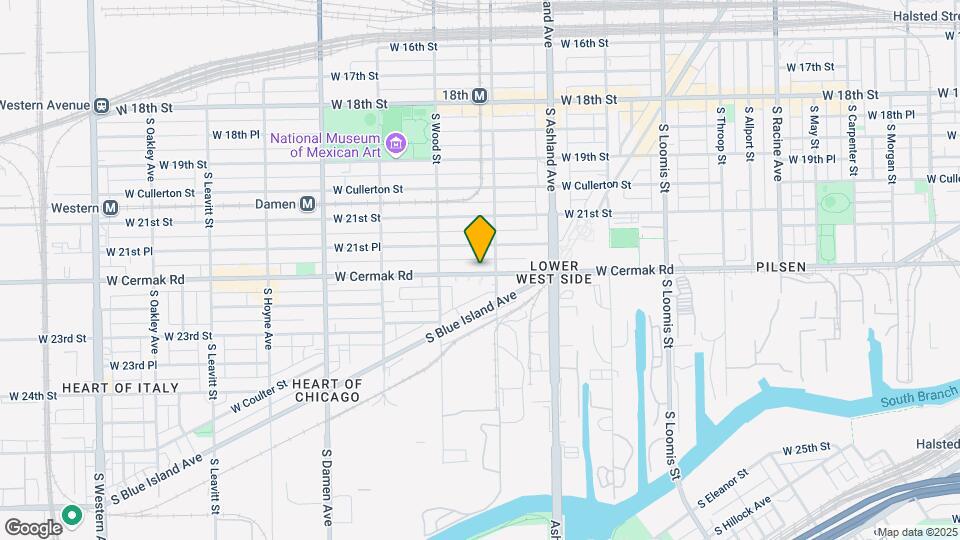 1716 W Cermak Rd, Unit 1 Map and Location Details