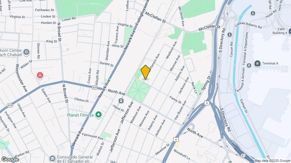 1117 Fanny St Mapa y Detalles de la Ubicación