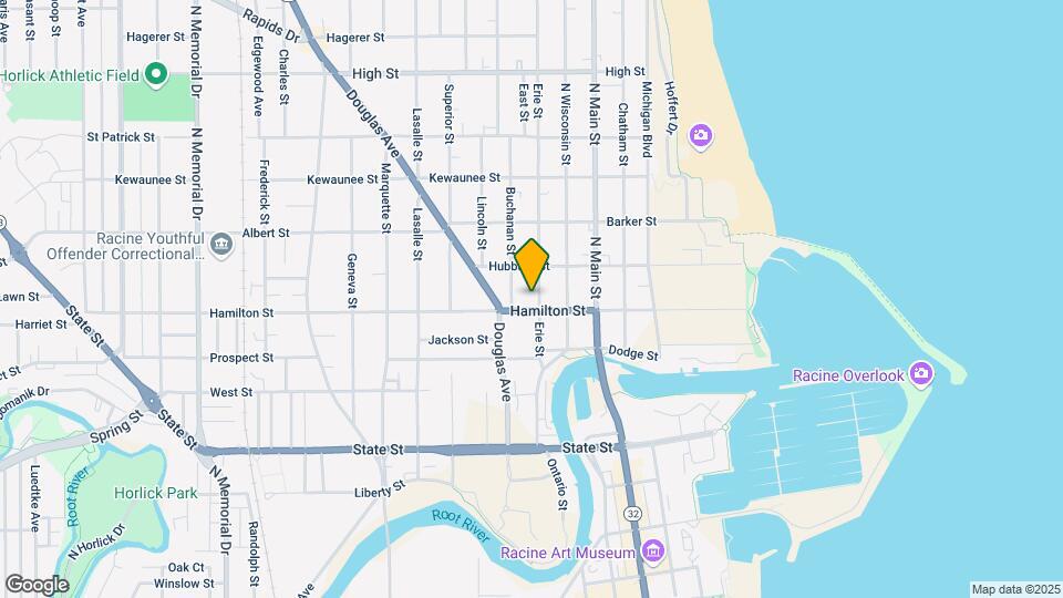 1210 Erie St, Unit #C Mapa y Detalles de la Ubicación