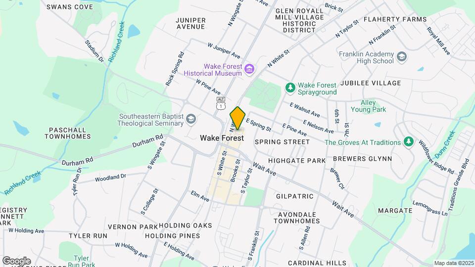 104 Ailey Brook Way Map and Location Details