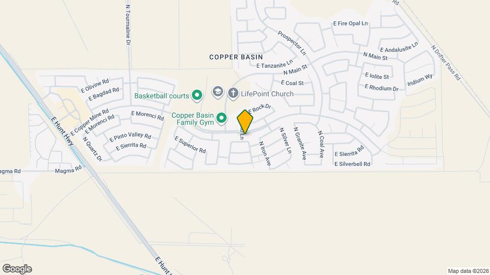 3854 E Morenci Rd Mapa y Detalles de la Ubicación