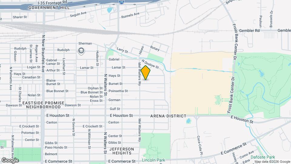 2319 Burnet St Map and Location Details