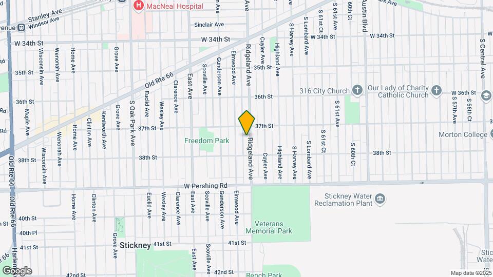 3720 Ridgeland Ave Map and Location Details
