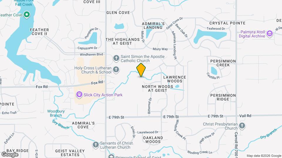 12036 Pepperwood Dr Mapa y Detalles de la Ubicación