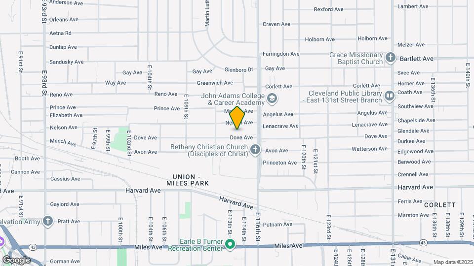 11321 Dove Ave Map and Location Details