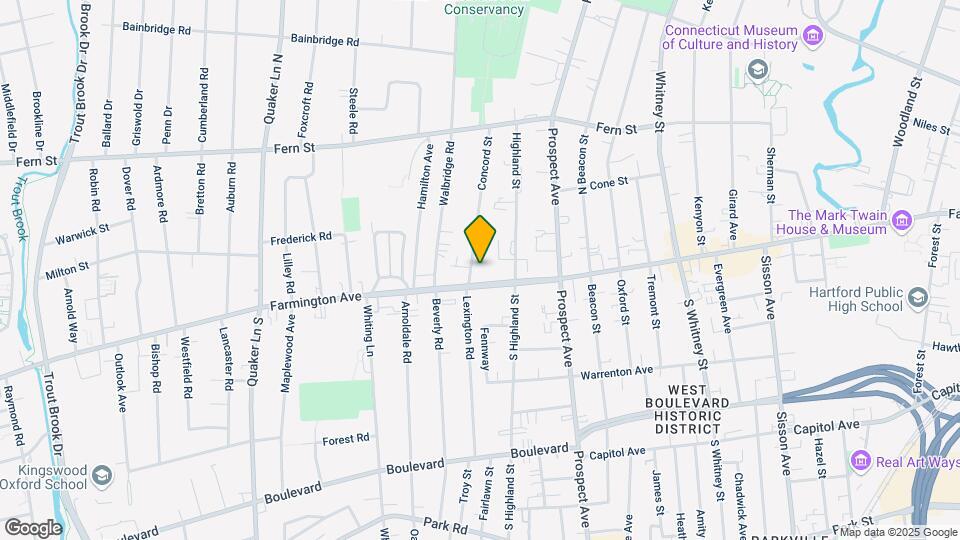 704 Farmington Ave Mapa y Detalles de la Ubicación