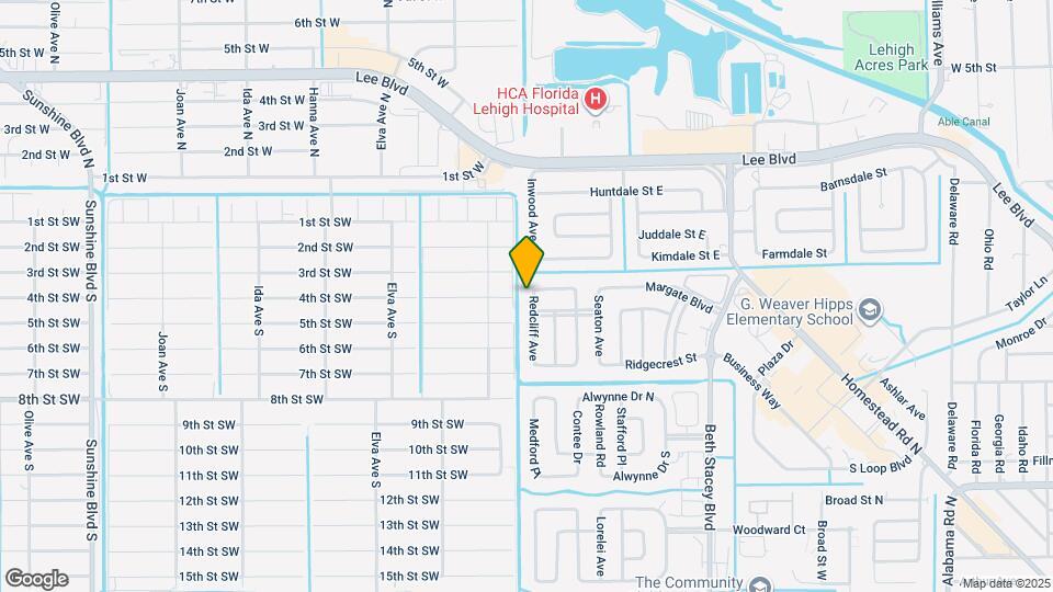 221 Redcliff Ave Mapa y Detalles de la Ubicación