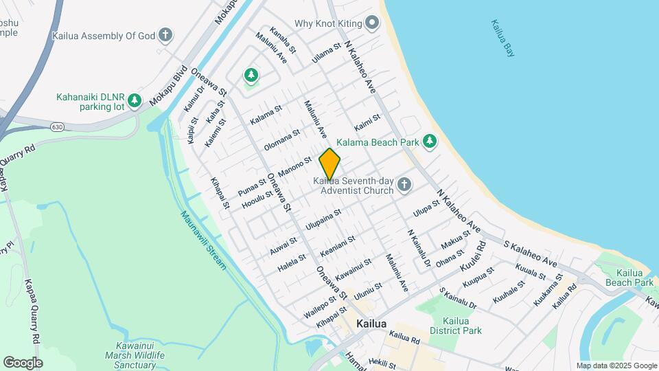 341 Hualani St Map and Location Details