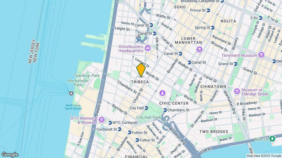 62-66 Thomas St Mapa y Detalles de la Ubicación