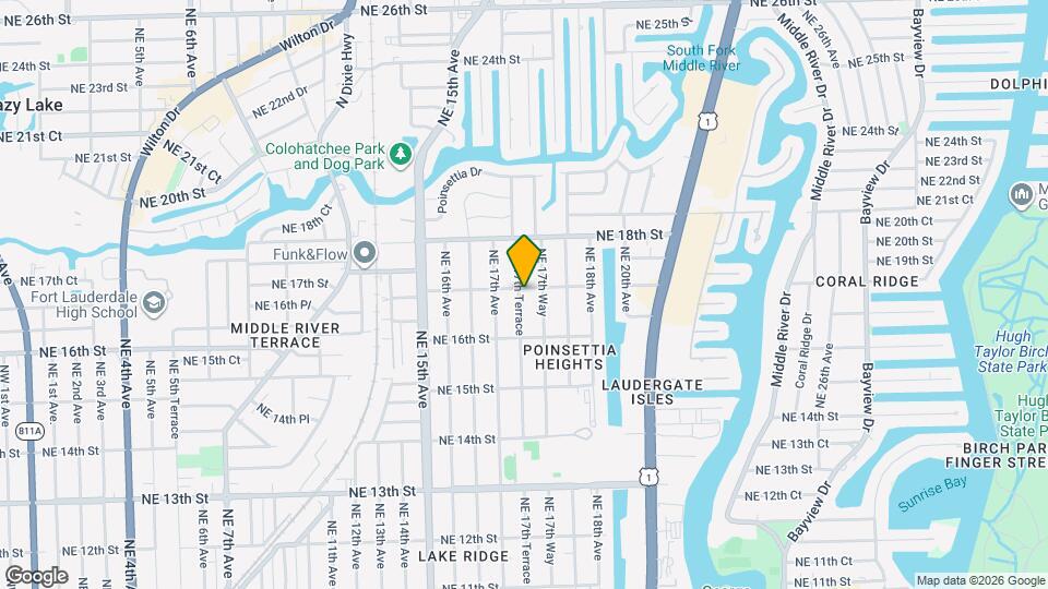1724 NE 17th St Map and Location Details