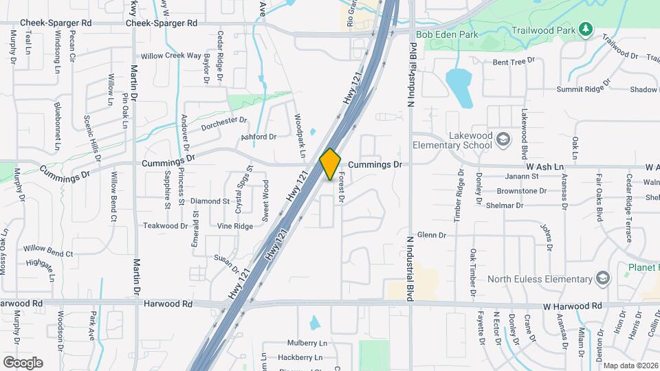 3505 Versante Dr Map and Location Details
