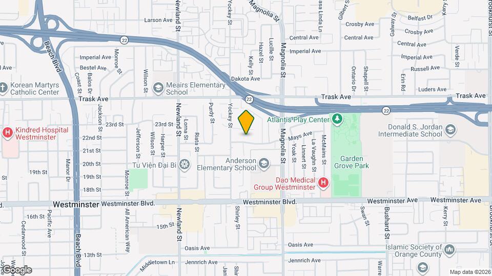 8801 Mays Ave Mapa y Detalles de la Ubicación