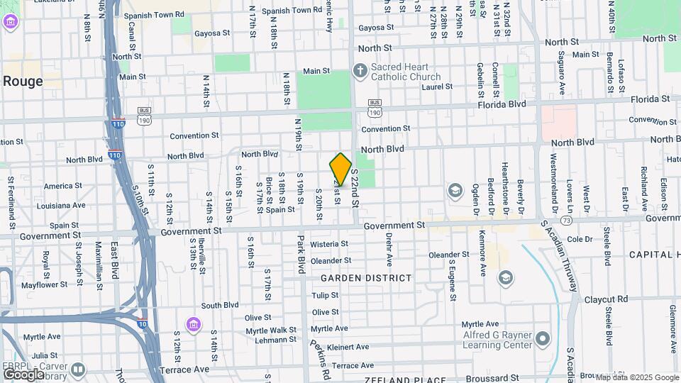 303 S 21st St Map and Location Details