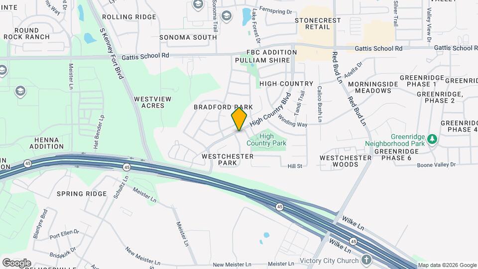 2801 Southampton Way Map and Location Details