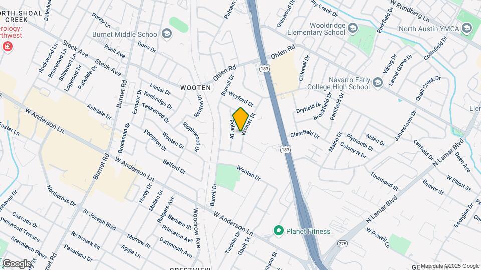8302 Kromer St Map and Location Details