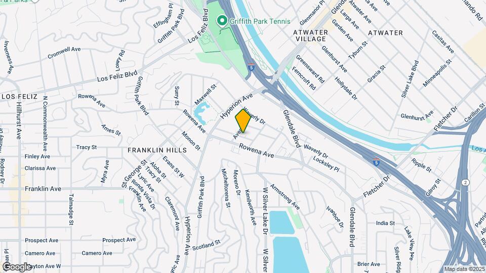 2824 Avenel St Map and Location Details