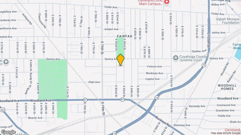 2434 E 83rd St Map and Location Details