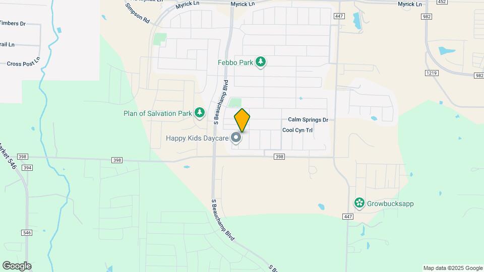 1605 Pecan Orchard Dr Map and Location Details