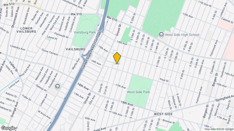 549 S 20th St, Unit 3A Mapa y Detalles de la Ubicación