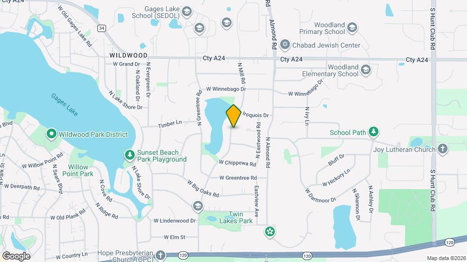 33423 N Mill Rd Map and Location Details