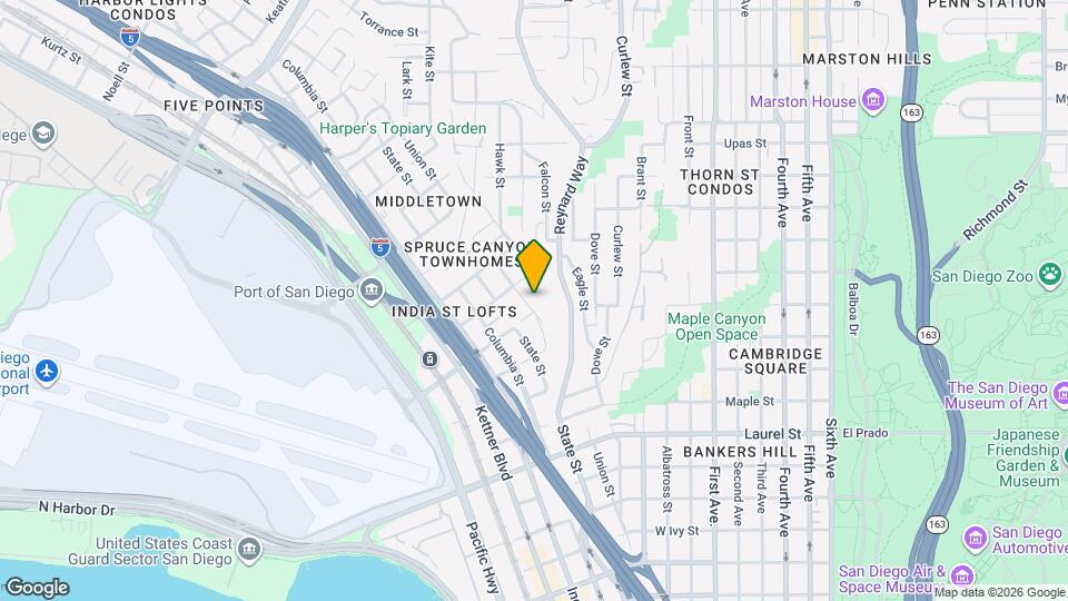 2915 Union St, Unit 2915 Map and Location Details