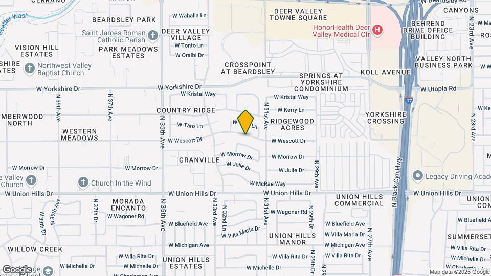 3137 W Wescott Dr Map and Location Details