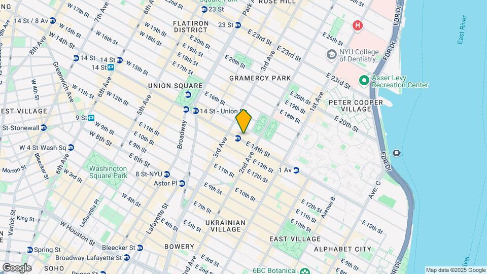 227 E 14th St Map and Location Details