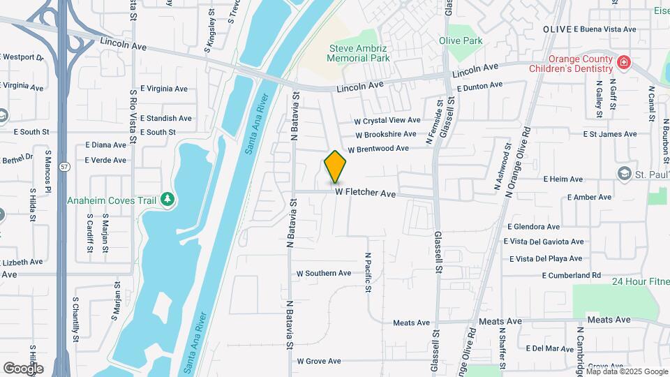 639 W Fletcher Ave Mapa y Detalles de la Ubicación