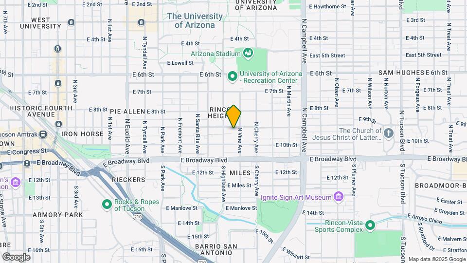 1440 E 9th St Mapa y Detalles de la Ubicación