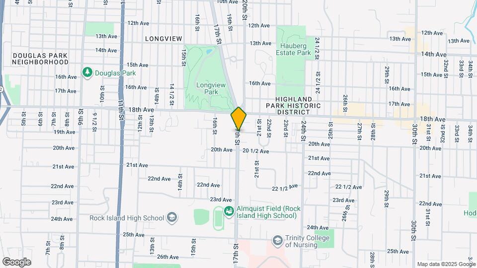 1901 17th St Map and Location Details