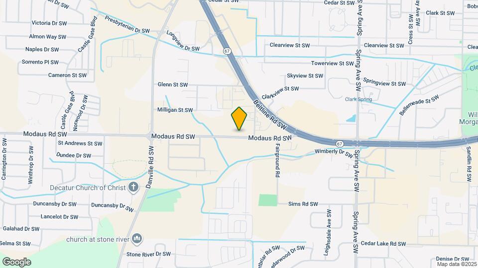 1412 Modaus Rd SW Map and Location Details