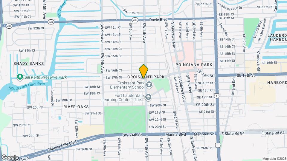 1711 SW 4th Ave Map and Location Details
