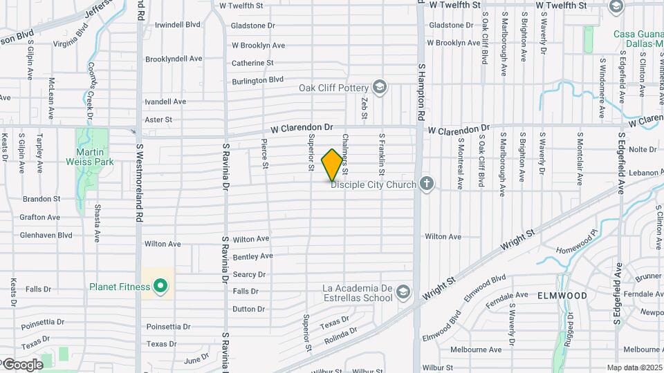 2618 Brandon St Map and Location Details