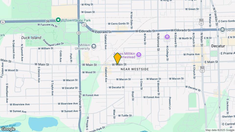 1035 W Main St Map and Location Details