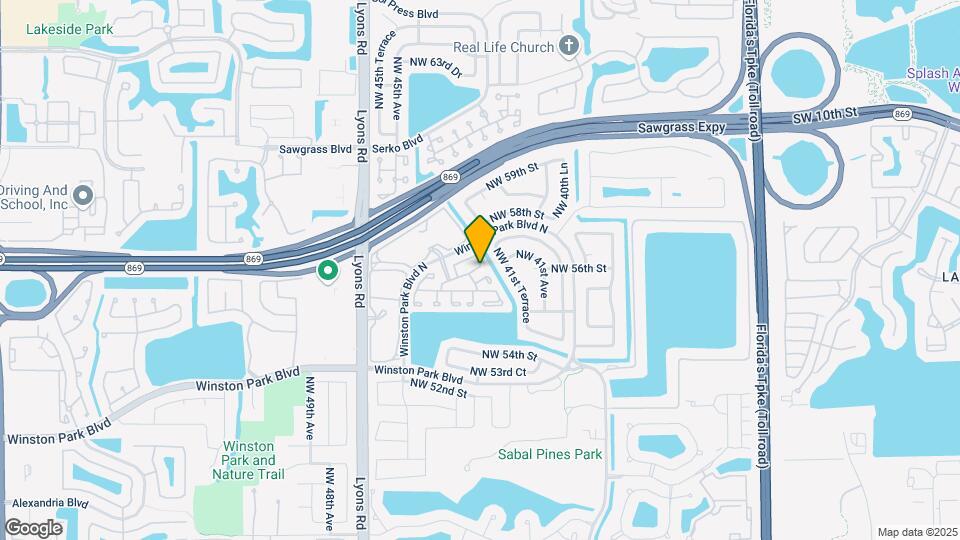 4224 NW 56th Dr Map and Location Details