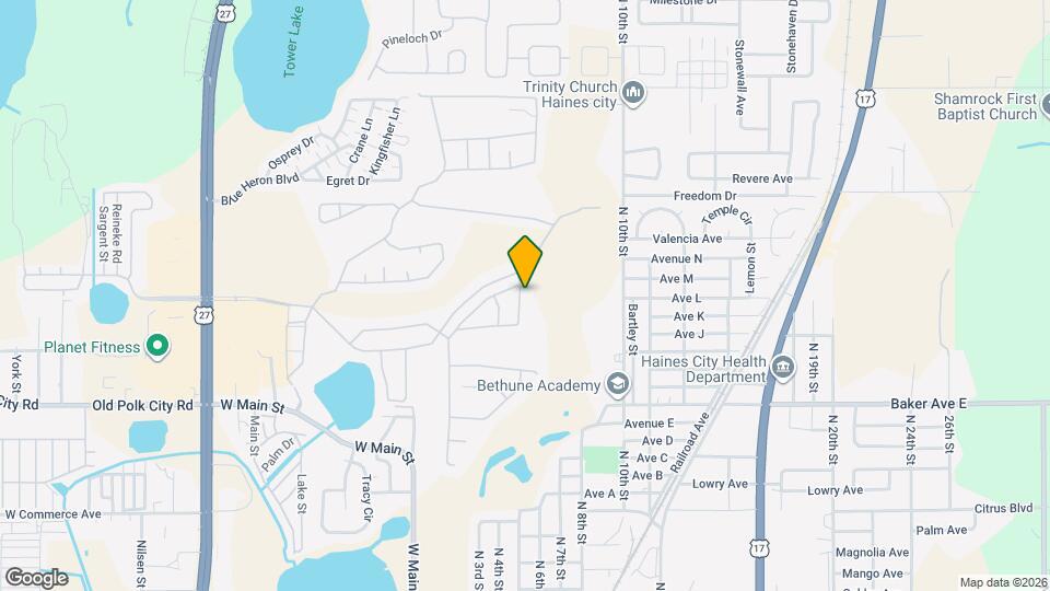 1448 Park Pl Map and Location Details