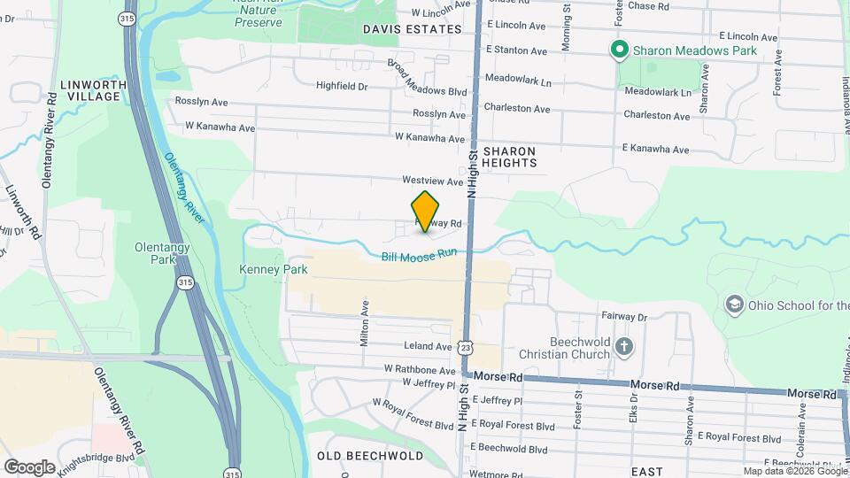 Wesley Glen Map and Location Details