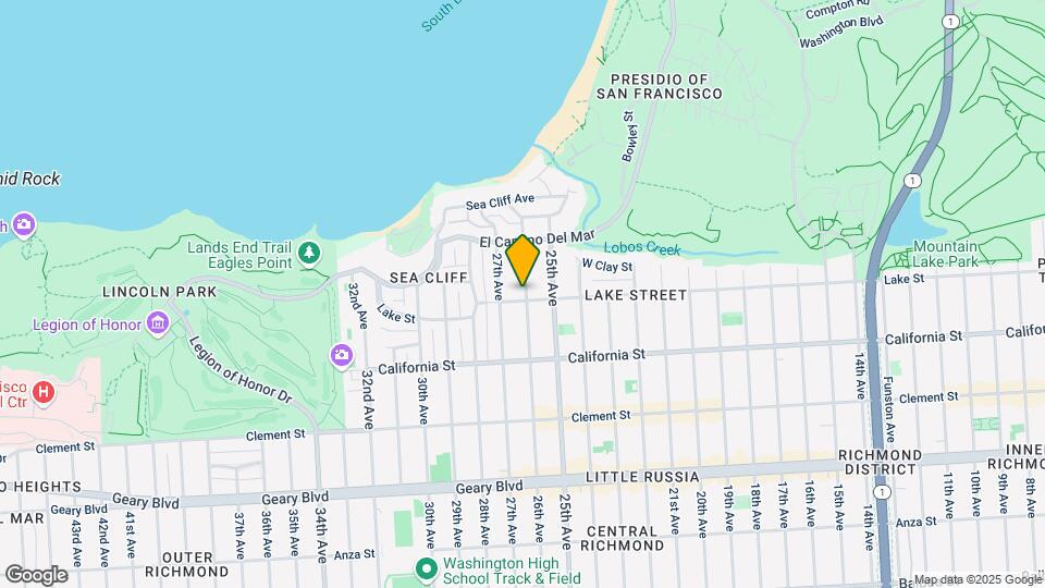 195 26th Ave Mapa y Detalles de la Ubicación