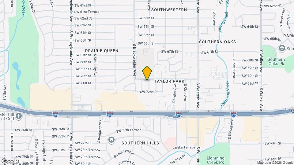7105 S McKinley Ave Mapa y Detalles de la Ubicación