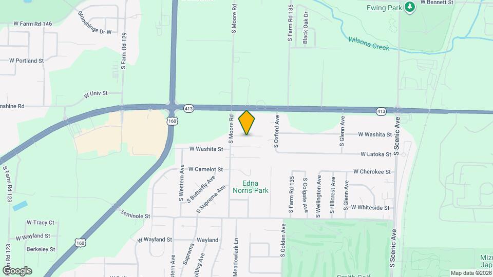 3318 W Dorber Dr Map and Location Details
